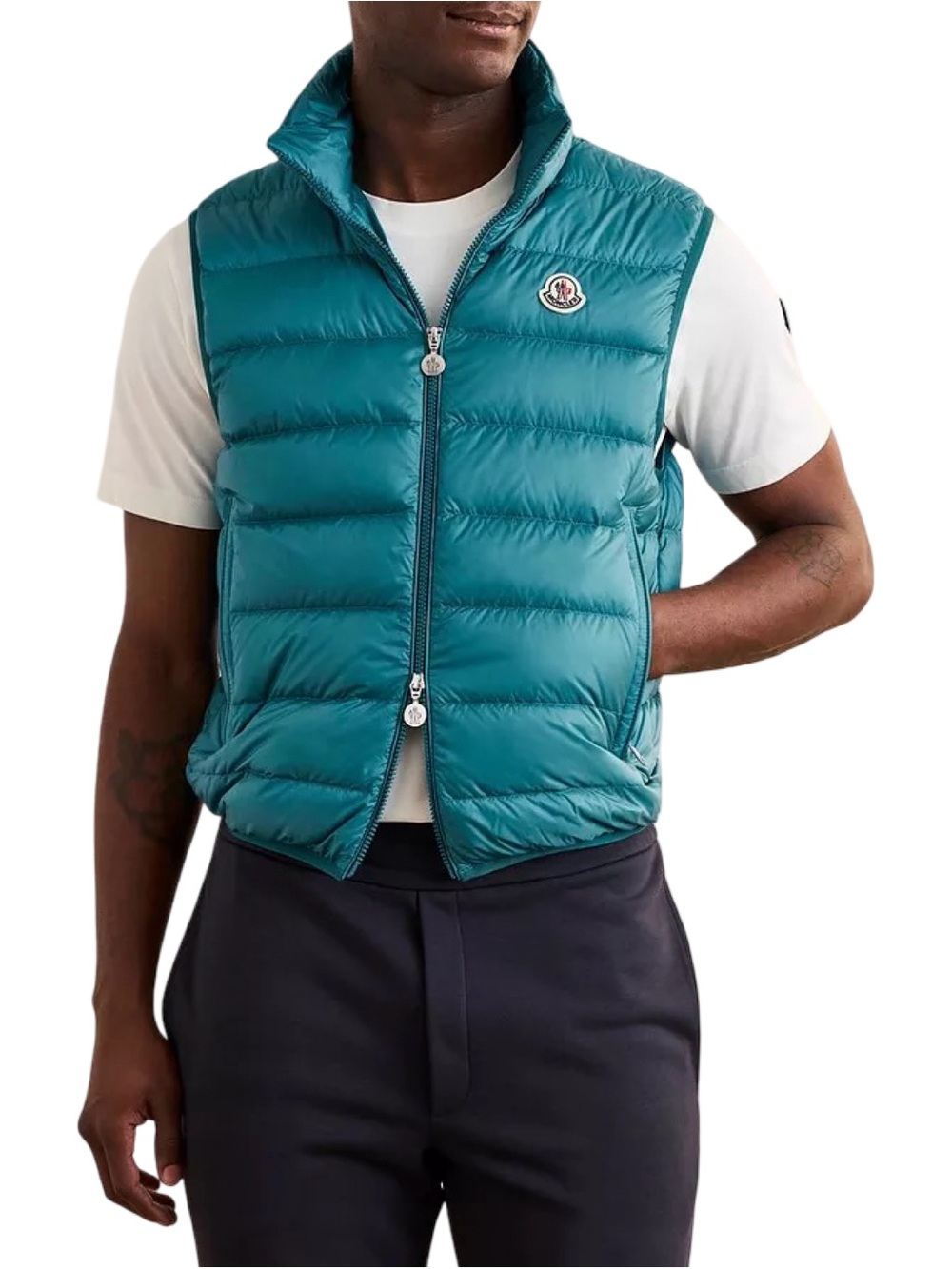MONCLER ROCOQUE DOWN PUFFER VEST - Picture 2 of 6